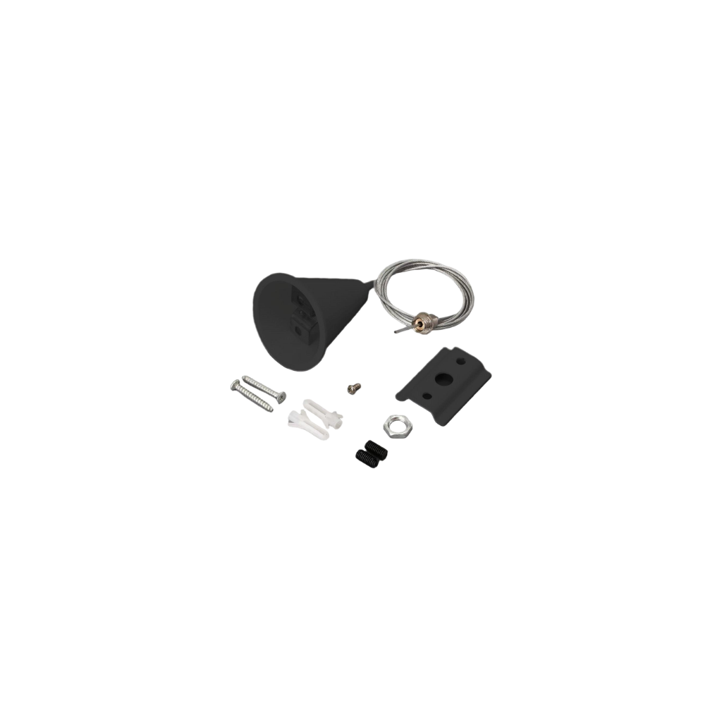 Accesorios de suspensión negro 1.5 m