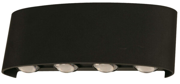 Aplique LED Pared Negro 7W 3000K