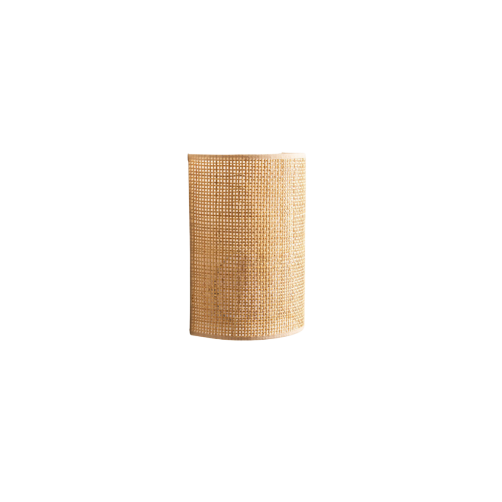 Aplique de Pared Bambu Natural Elegante