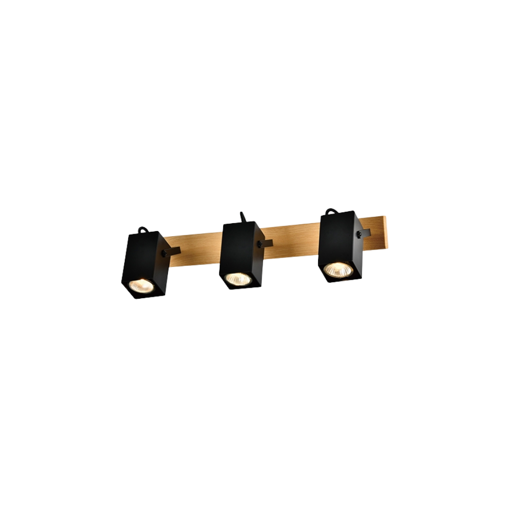Aplique de pared GU10 triple luz