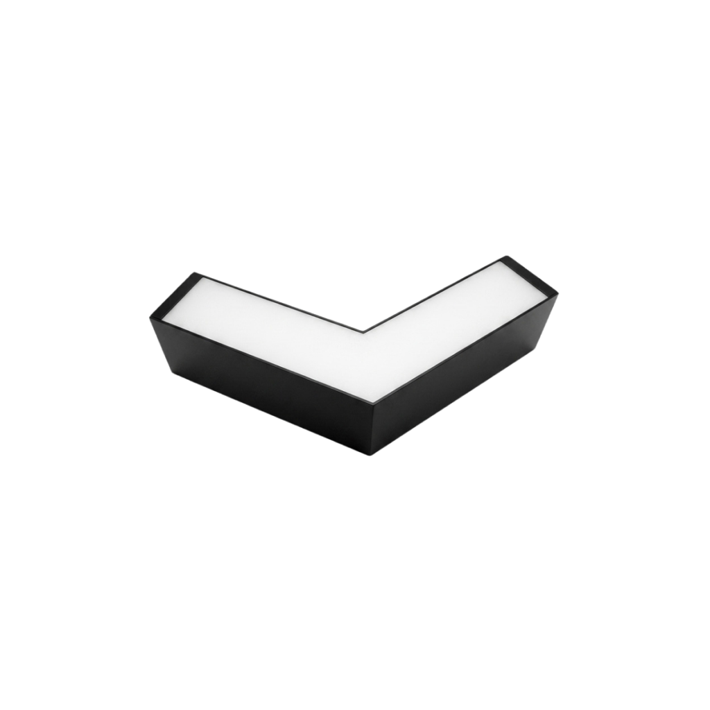 Conector Negro 120° para Lámparas