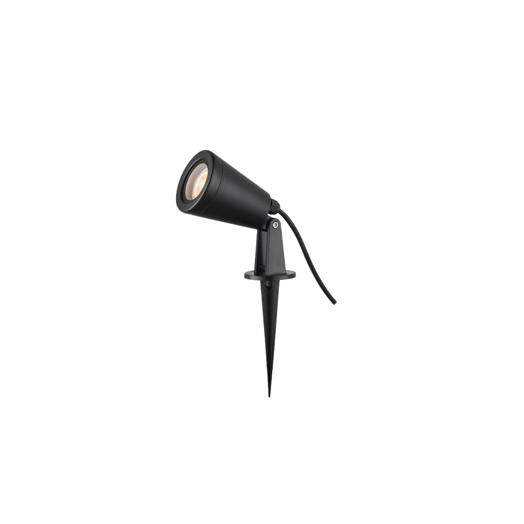 Estaca GU10 7W Negro IP65