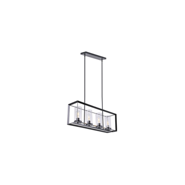 Lámpara Colgante 4 Luces Moderna