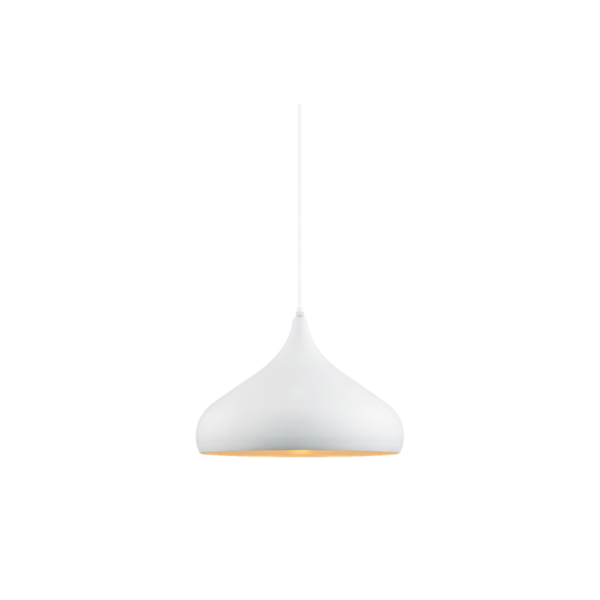 Lámpara Colgante Blanca Moderna 31cm