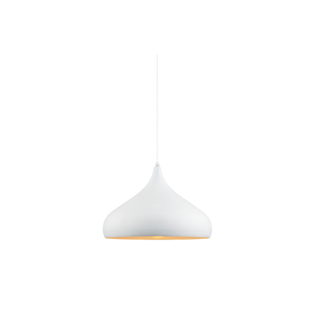 Lámpara Colgante Blanca Moderna 31cm