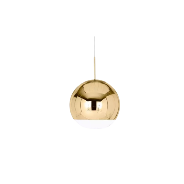Lámpara Colgante Esfera Dorada Moderna