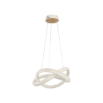 Lámpara Colgante LED Blanco Madera