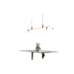 Lámpara Colgante LED Brass Moderna