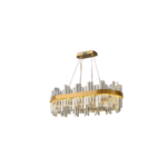 Lámpara Colgante LED Dorada Elegante