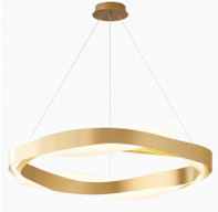 Lámpara Colgante LED Dorada Elegante