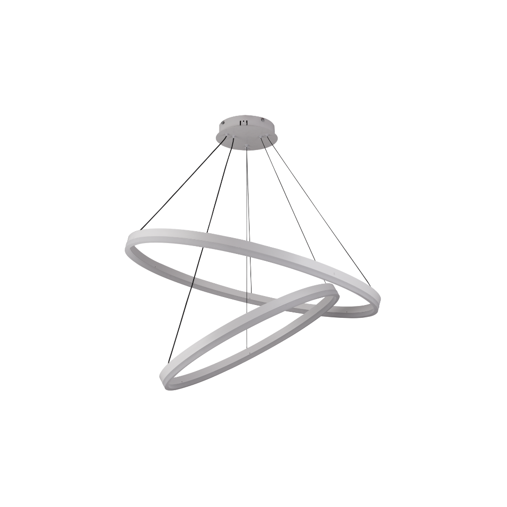 Lámpara Colgante LED Tricolor Blanca