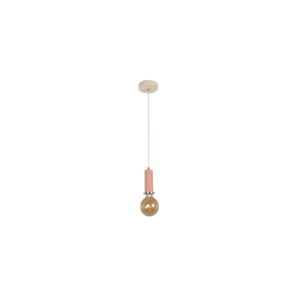 Lámpara Colgante Rosado Elegante 40W