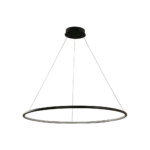 Lámpara LED Colgante Negra 43W Cálida