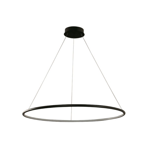 Lámpara LED Colgante Negra 43W Cálida