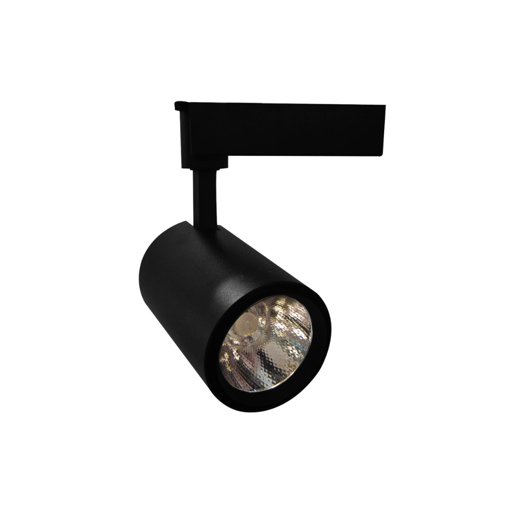 Lámpara LED Riel Regulable 9W Negra