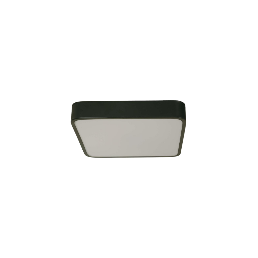 Lámpara LED techo negra 18W versátil