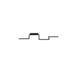Lámpara LED techo negro 16W cálida