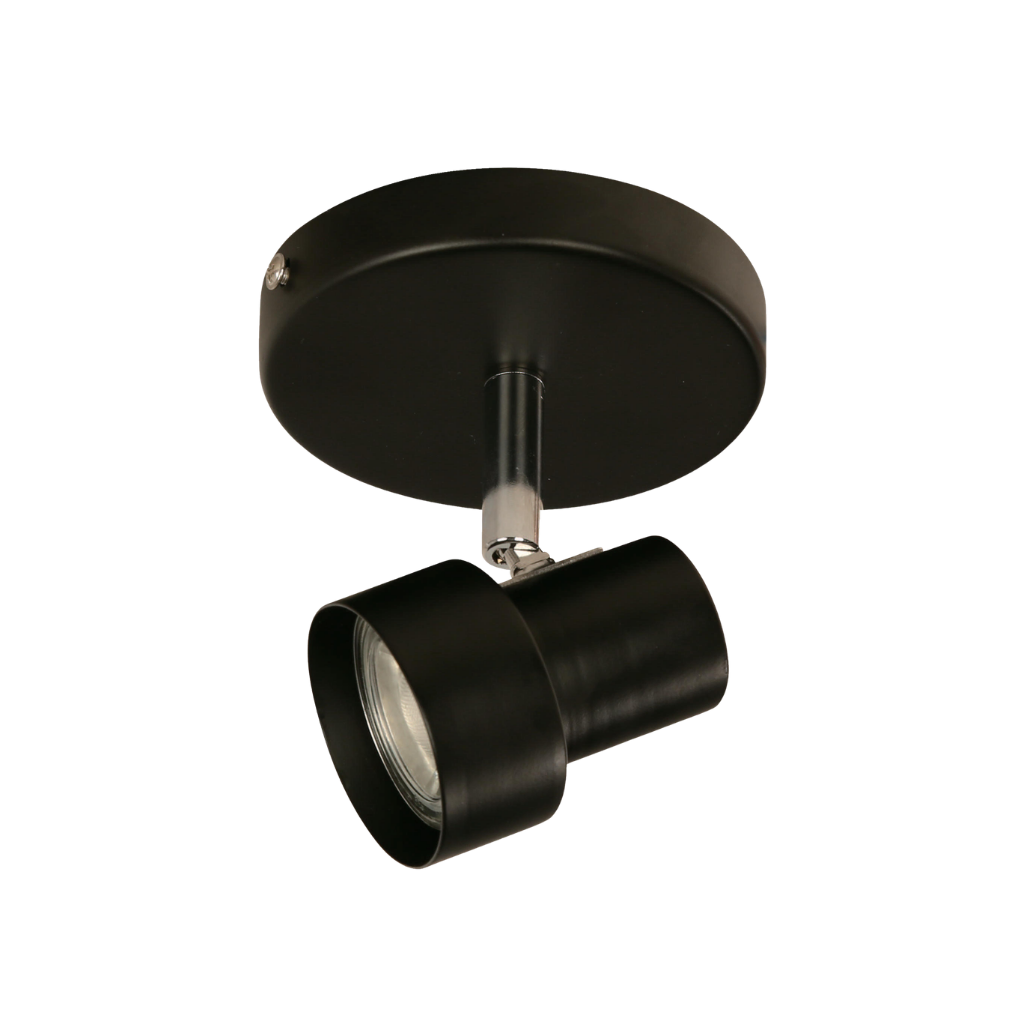 Lámpara Reflectora Negra 50W GU10