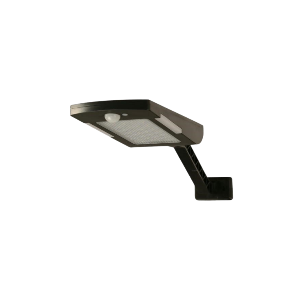 Lámpara Solar LED Negra Exterior