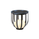 Lámpara Solar LED de Piso Negra