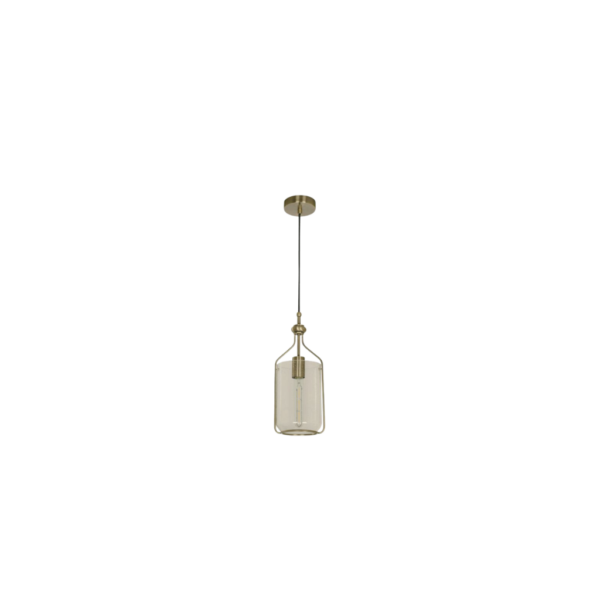 Lámpara colgante bronce antiguo 60W
