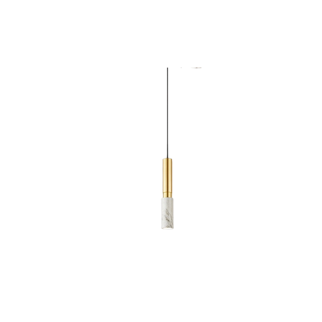 Lámpara colgante dorada elegante moderna