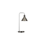 Lámpara de Mesa Moderna Metal Negro
