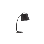 Lámpara de Mesa Negra Elegante 60W
