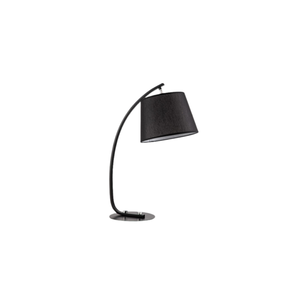 Lámpara de Mesa Negra Elegante 60W