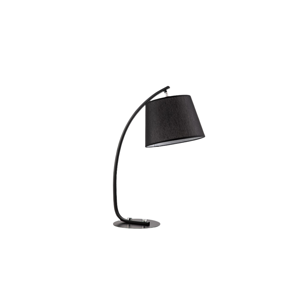 Lámpara de Mesa Negra Elegante 60W