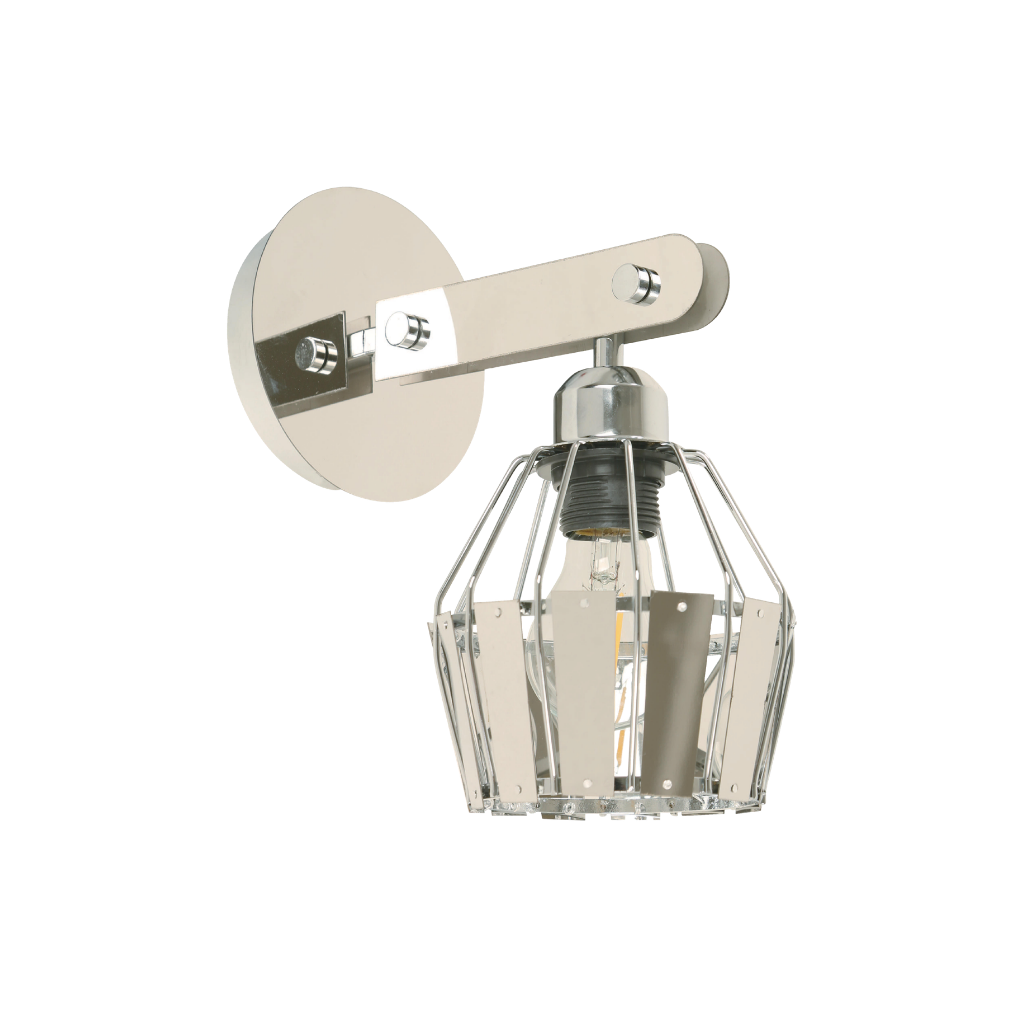 Lámpara de Pared Cromo Elegante 60W