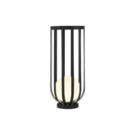 Lámpara de Piso LED Acero Negro