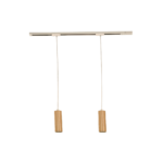 Lámpara de Riel Madera Socket GU10