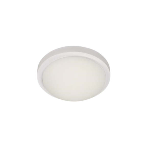 Lámpara de techo doble blanco satinado