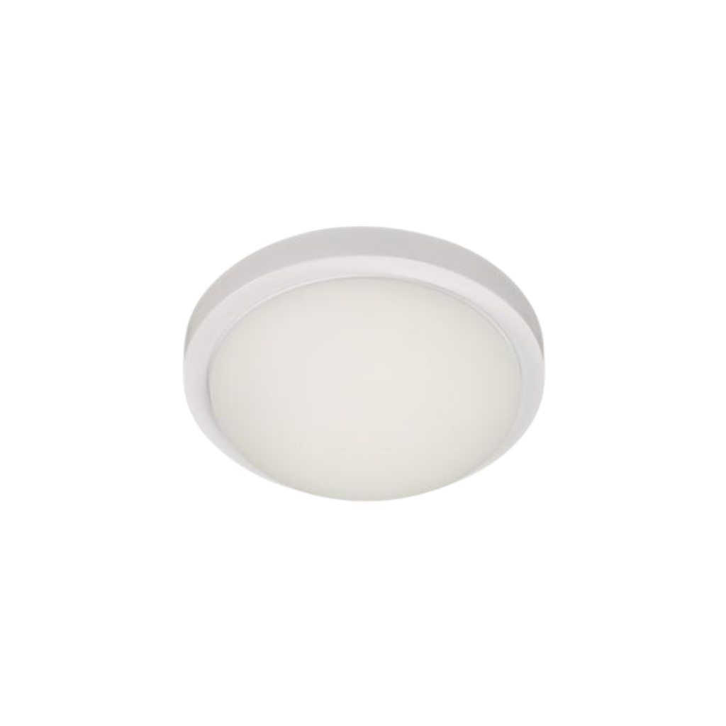 Lámpara de techo doble blanco satinado