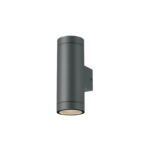 Luminaria Circular Sobreponer Pared Negra