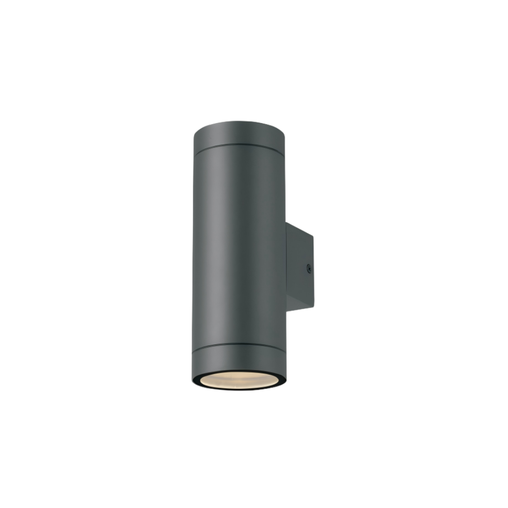 Luminaria Circular Sobreponer Pared Negra