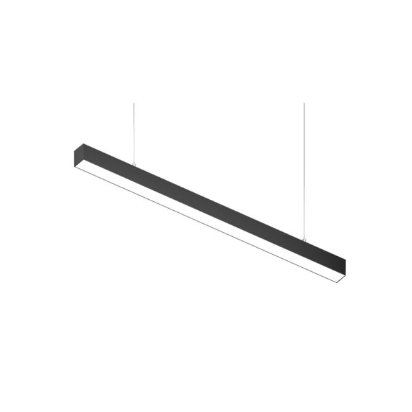 Luminaria Lineal LED 120cm 40W Negra