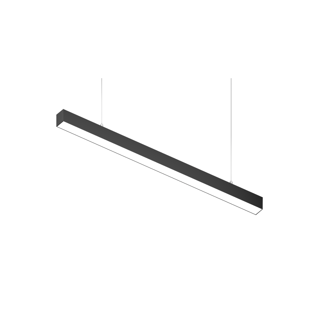 Luminaria Lineal LED 120cm 40W Negra