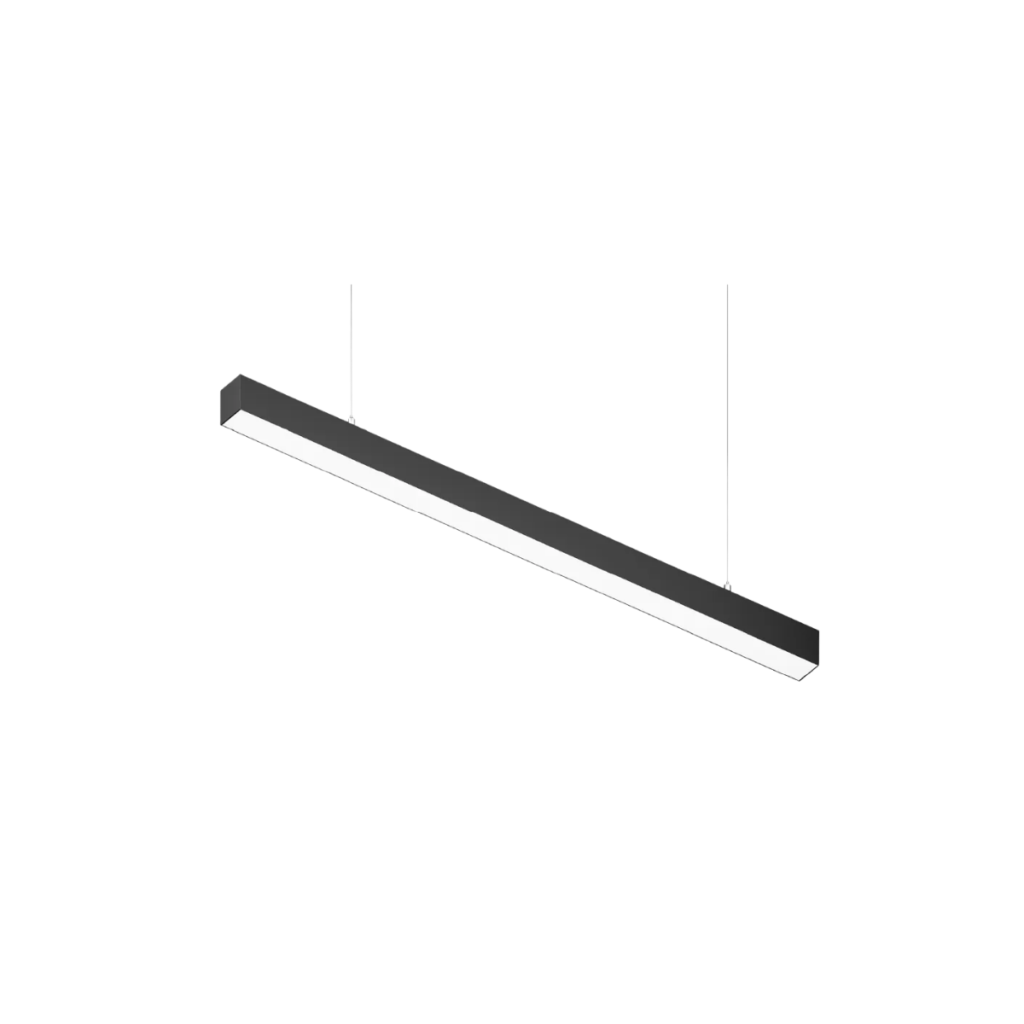 Luminaria Lineal LED 120cm 40W Negra