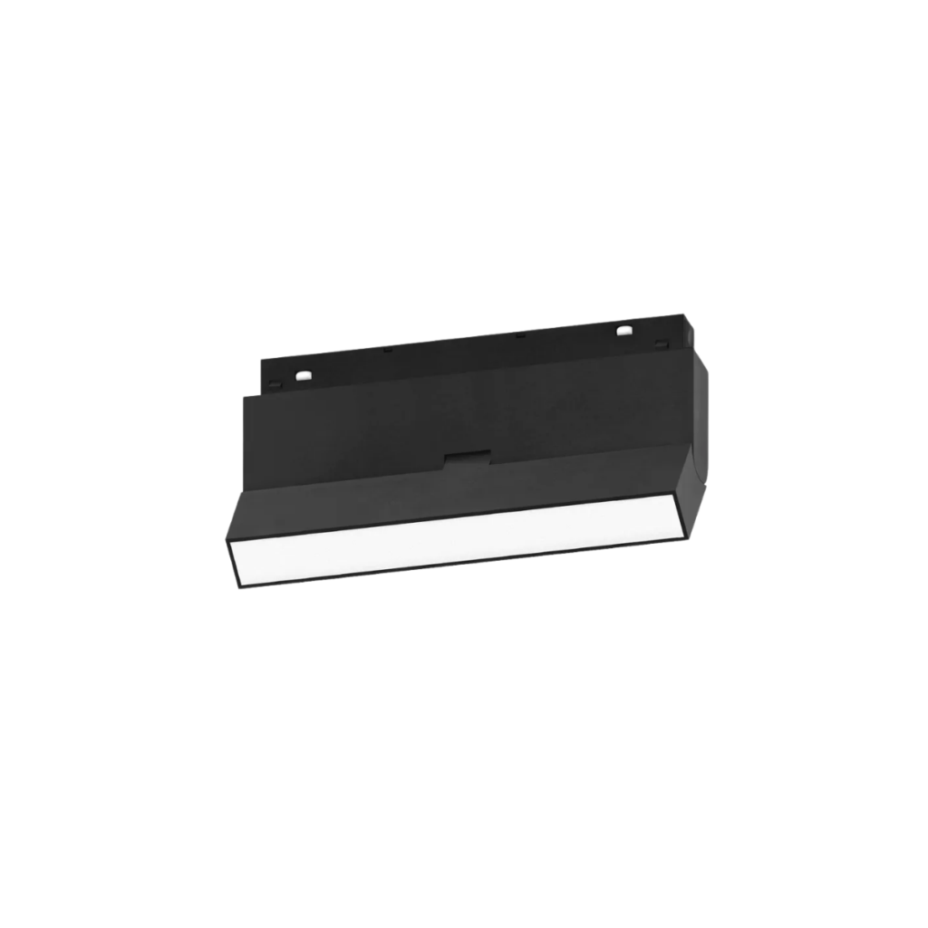 Luminaria dirigible negro 12W cálida