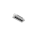 Luminaria empotrable blanco dirigible 10W