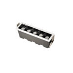Luminaria empotrar negra blanca 10W