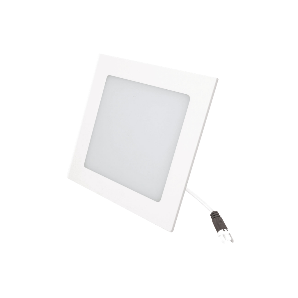 Luminario LED Empotrable Cuadrado Blanco