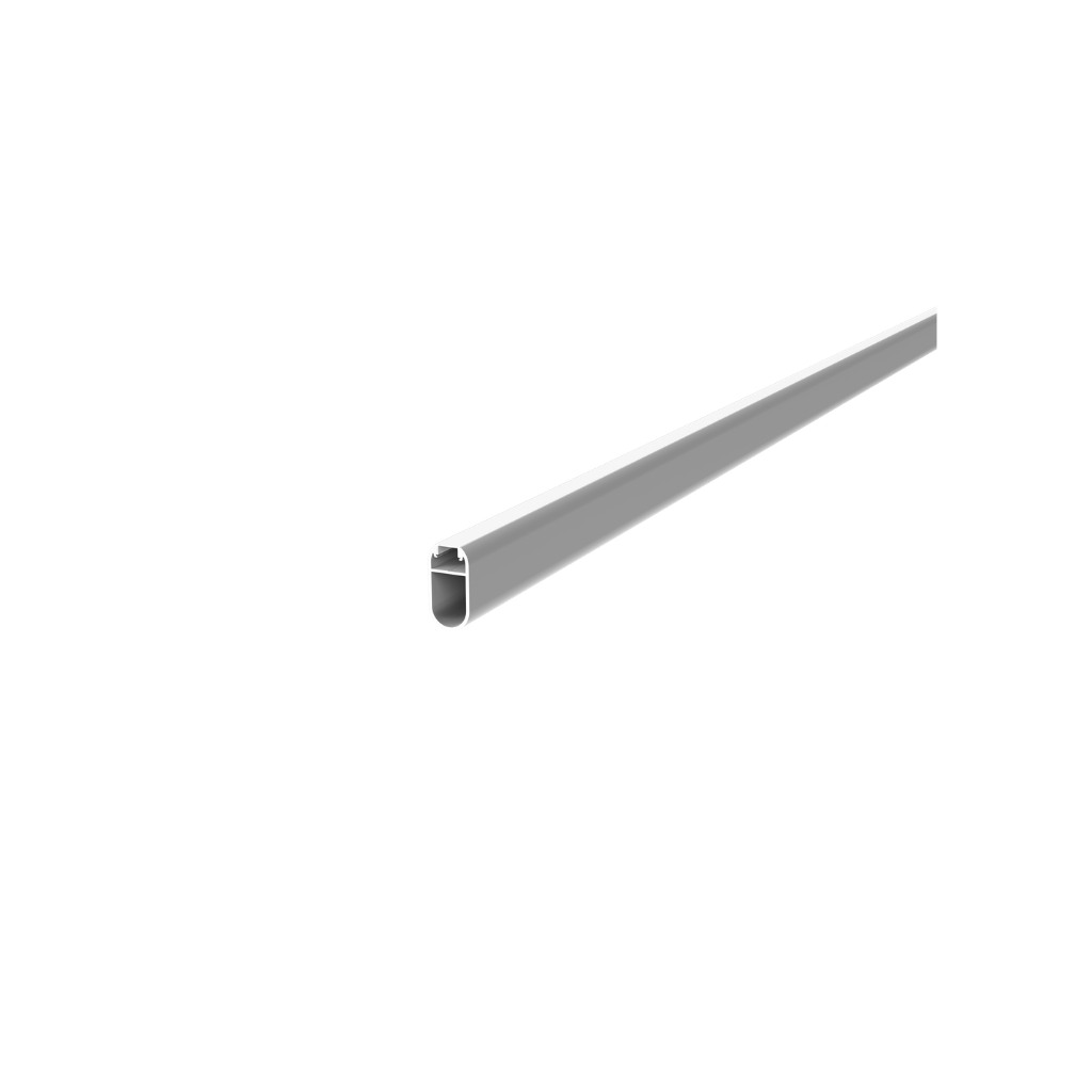Perfil rígido de aluminio 1 metro