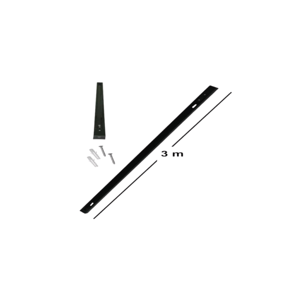Riel Negro 3 Metros MyLight