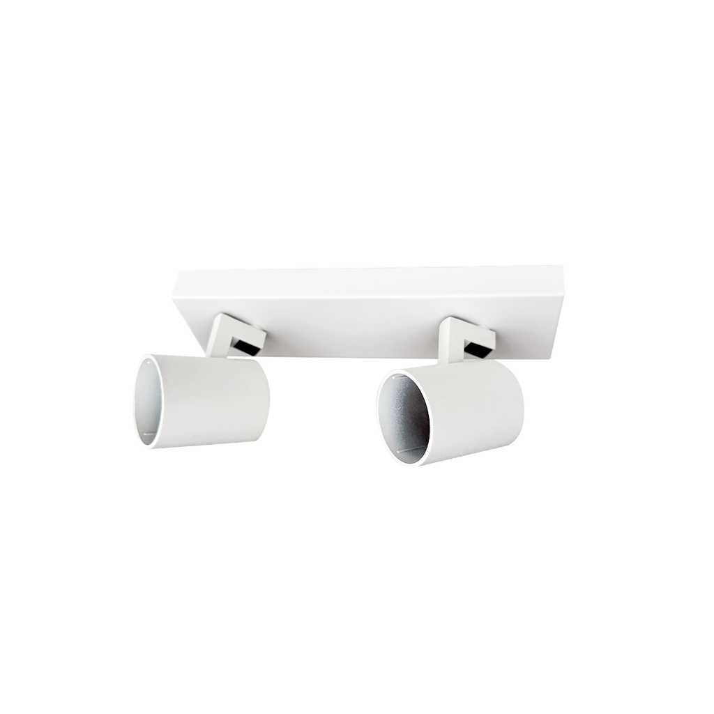 Spot Blanco Rectangular Sobresaliente 2 GU10