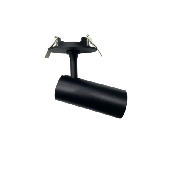 Spot Dirigible Negro 10W Empotrar