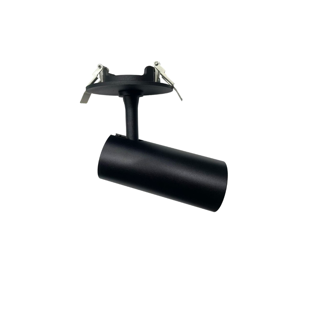 Spot Dirigible Negro 10W Empotrar