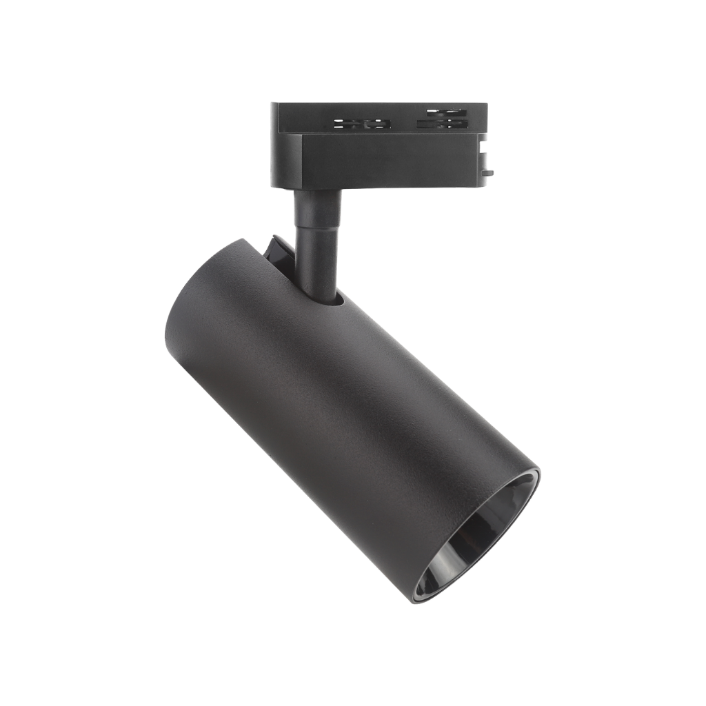 Track Light Negro Cilindro GU10